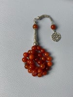 سبحة حجر عقيق برازيلي