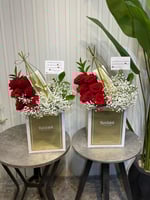 تشوكلت بستاني مع ورد