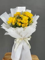 باقة ورد جوري وبيبي روز