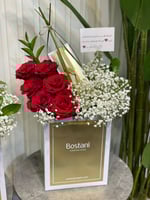 تشوكلت بستاني مع ورد