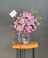 فازة ورد وسمك الزينة الفايتر