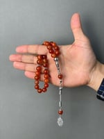 سبحة حجر عقيق برازيلي