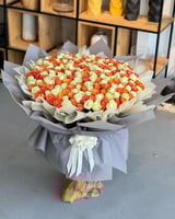 باقة ورد عملاقة الوان حسب الطلب