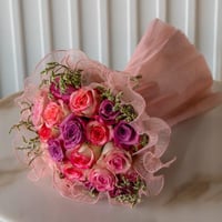 باقة ورد تغليف مميز