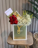 تشوكلت بستاني مع ورد