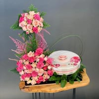 تنسيق شوكولاتة وردة من بستاني