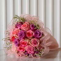 باقة ورد تغليف مميز