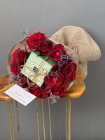 باقة ورد وتشوكلت باتشي