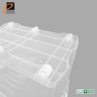 حافظة تخزين شفافة (بعجلات) 110 لتر- رقم الموديل(40...