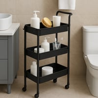 أرفف تخزين وتنظيم 3 دور (بعجلات) رقم الموديل(359B)