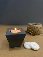 مبخره ميني او حامل شمع - لون رمادي