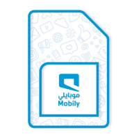 قابله للتجديد شريحة بيانات موبايلي 4G/5G مفتوح لمد...