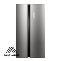 ثلاجة TCL دولابي بابين 17.2 قدم بتقنية الانفرتر وت...
