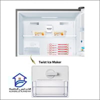 ثلاجة هايسنس 19.9 قدم ستيل انفيرتر