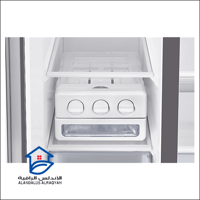 ثلاجة سامسونج باب جنب باب 22.9 قدم فضي