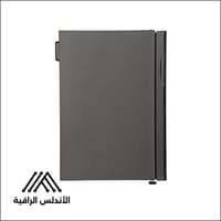 ثلاجة عرض جنرال سوبريم باب واحد زجاجي 72 لتر اسود