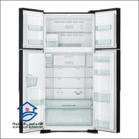 ثلاجة دولابي هيتاشي 19.1 قدم رمادي زجاجي