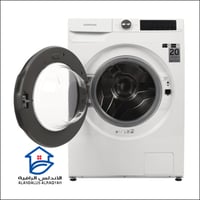غسالة سامسونج 8 كجم بمجفف 6 كجم أبيض مزودة بالتحكم...