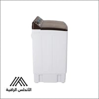 غسالة هيتاشي حوضين 17 كجم – الأبيض مع غطاء بني | ت...