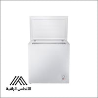 فريزر هايسنس أفقي 5.1 قدم أبيض تبريد 360° وضجيج من...