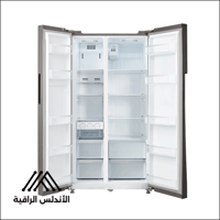 ثلاجة ميديا دولابي 18 قدم إنفرتر موفرة للطاقة فضي