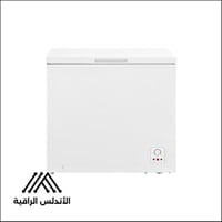 فريزر هايسنس أفقي 7 قدم أبيض تبريد 360° وضجيج منخف...