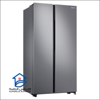 ثلاجة سامسونج باب جنب باب 22.9 قدم فضي