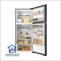 ثلاجة توشيبا 14.5 قدم 411 لتر انفرتر رمادي لامع