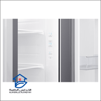 ثلاجة سامسونج باب جنب باب 22.9 قدم فضي