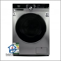 غسالة ملابس ميديا 9 كيلو ستيل