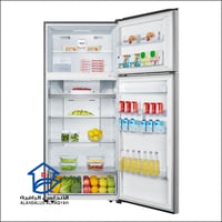 ثلاجة هايسنس بابين 17.9 قدم – ستيل أنيق وتخزين عمل...