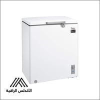 فريزر ميديا أفقي 5 قدم أبيض تبريد موحد وتجميد سريع