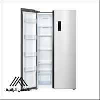 ثلاجة TCL دولابي بابين 17.2 قدم بتقنية الانفرتر وت...
