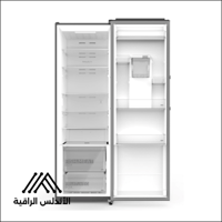 ثلاجة ميديا 12.4 قدم مع براد مياه فضي – تصميم عصري...