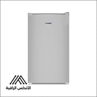 ثلاجة مكتبية KMC باب واحد 3.2 قدم – سيلفر