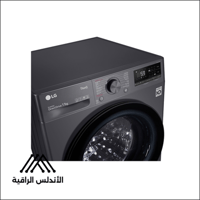 غسالة LG أوتوماتيك 11 كجم أسود – واي فاي وتقنية Tu...
