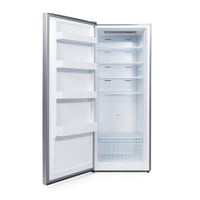 فريزر فيشر عمودي 381 لتر 13.5 قدم مكعب انفيرتر فضي