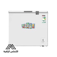 فريزر أفقي جنرال لاينز 7 قدم 199 لتر 2 في 1 أبيض