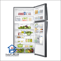 ثلاجة سامسونج 21.9 قدم انفيرتر اسود ستانليس