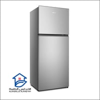 ثلاجة هايسنس بابين 11.4 قدم ستيل