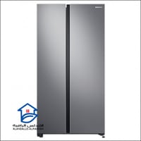 ثلاجة سامسونج باب جنب باب 22.9 قدم فضي