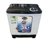 غسالة 10 كيلو كي ال جي حوضين اسود KLG-TT12B