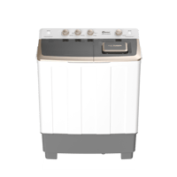 غسالة دانسات حوضين سعة 10 كيلو، أبيض