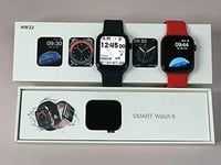 ساعة ذكية 6 أحدث الساعات الذكية بشاشة كبيرة.