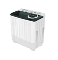 غسالة ملابس سرين حوضين سعة 10 كجم SRWM-10TT أبيض