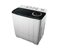 غسالة ملابس سرين حوضين سعة 10 كجم SRWM-10TT أبيض