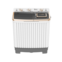 غسالة دانسات حوضين سعة 10 كيلو، أبيض