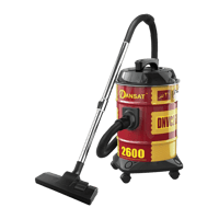 مكنسة دانسات برميل 1400 وات 21 لتر احمر