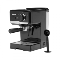 ماكينة صنع الكابتشينو سعة 1.25 لتر لون أسود