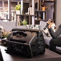 مكبر صوت بلوتوث للحفلات بحجم 12 بوصة مع ميكروفون ج...